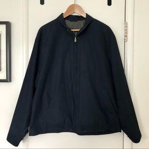 London Fog Navy Zip Up Jacket